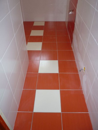 Carrelage 33 x 33 en damier